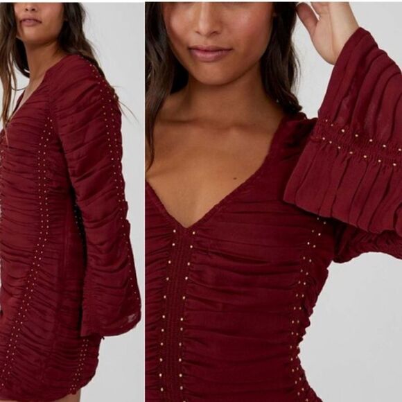 Free People Western Romance Mini Dress               Retail Price $448 - Picture 3 of 7